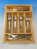 Monica by Cohr Danish Sterling Silver Flatware Set For 6 Service 30 pieces