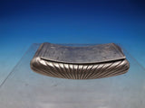 European Sterling Silver Trinket Box Engraved Engine Turned 3 1/8" (#6650)