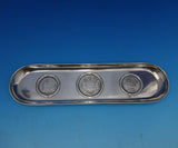 Michael Borg Sterling Silver Pen Tray with Three Coins 7.0 ozt. 9 1/2" (#4631)