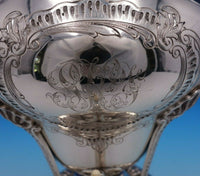 George II by Tuttle Sterling Silver Coffee Urn w/Lion Handles Paws #435 (#4882)