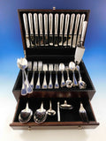 Malmaison by Christofle France Silverplate Flatware Service for 12 Set 69 Pieces