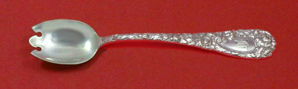 Chrysanthemum by Durgin Sterling Silver Ice Cream Dessert Fork 5 3/4" Custom