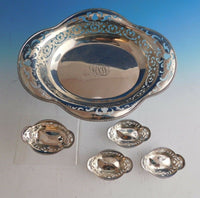 Tiffany & Co. Sterling Silver Nut Set 5pc Bowl and Nut Cups (#2229)