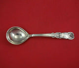 Danish Sterling Silver Berry Spoon Large with Owl Handle Circa 1913 8 1/2"