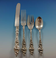 Les Six Fleurs by Reed & Barton Sterling Silver Flatware Set Service 60 Pieces