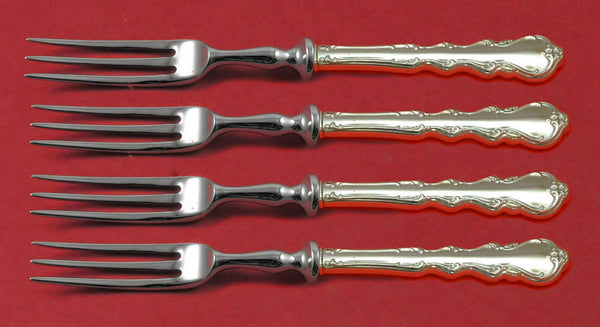 Angelique by International Sterling Silver Fruit Fork Set 4-Piece HHWS 6" Custom