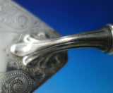 HE English Sterling Silver Trowel Bright-Cut 12 3/4" circa 1900 (#5893)