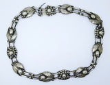 Georg Jensen Sterling Necklace #1 with Leaves and Berries (#J3333)