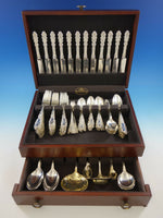 Luxembourg by Gorham Sterling Silver Flatware Set for 12 Service 132 pcs K Mono