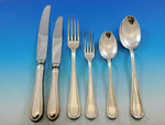 Filet by Broggi Italy Sterling Silver Flatware Set Service 37 pieces Dinner
