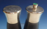 Jade Plain by Contempra House Sterling Silver Salt and Pepper Shakers 2pc #0823