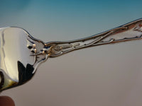 Bridal Rose by Alvin Sterling Silver BBQ Serving Fork 7 1/2" Custom Made