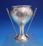 Frank Whiting Sterling Silver Golf Trophy Acid Etched with Clover #6480 (#7022)
