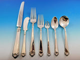 George II Rex Hand Chased Watson Sterling Silver Flatware Set Service Dinner 90p