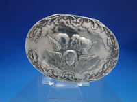 William Comyns English Sterling Silver Box with Cherubs Angels London 1902 #6623