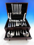 Rope by Hector Aguilar Mexico Sterling Silver Flatware Set Service 68 pcs Rare