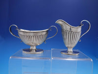 Fiddle Thread by Frank Smith Sterling Silver Sugar and Creamer  (#4178)