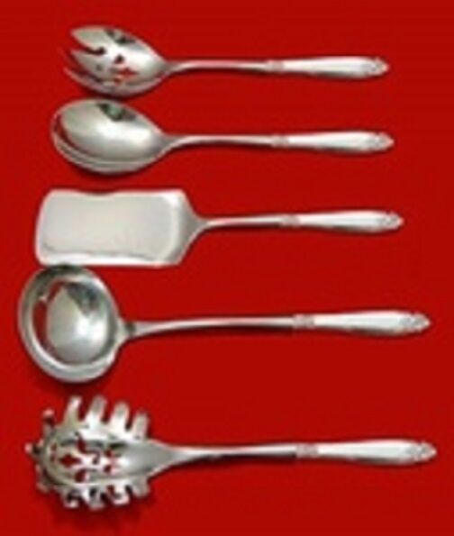 Prelude by International Sterling Silver Hostess Serving Set 5pc Custom