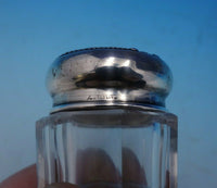 Lancaster by Gorham Sterling Silver and Glass Dresser Jar 1 1/2" (#4724)