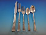 Classic Rose by Reed & Barton Sterling Silver Flatware Set 6 Service 30 Pieces