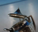 Webster Sterling Silver Tea Ball Teapot Shape Engraved Flowers 2" (#6829)
