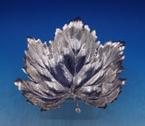 Buccellati Gianamaria Italian Sterling Silver Dish Maple Leaf Five Point (#7025)