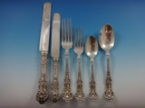 New King by Dominick & Haff Sterling Silver Flatware Set 12 Service 80 Pieces