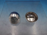 Sheffield 1882 English Sterling Silver Pepper Shaker Egg Shaped 1 3/8" (#6573)