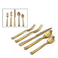 Parisian Garden Gold by Ricci Stainless Flatware Set for 8 Service 40 piece New
