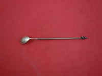 English Estate Sterling Silver Fruit Bar Spoon 3-D cherries London 1957  6 7/8"