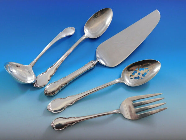 Modern Victorian by Lunt Sterling Silver Essential Serving Set Large 5-piece