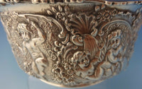 Tiffany & Co. Sterling Silver Child's Set 2pc Bowl & Underplate w/Cupids #0111