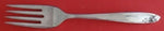 Debutante by Wallace Sterling Silver Cold Meat Fork 8 1/8"