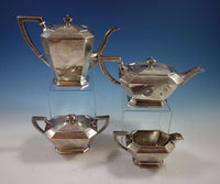 Fairfax by Durgin-Gorham Sterling Silver Tea Set 4pc #04 (#1641) Fabulous!