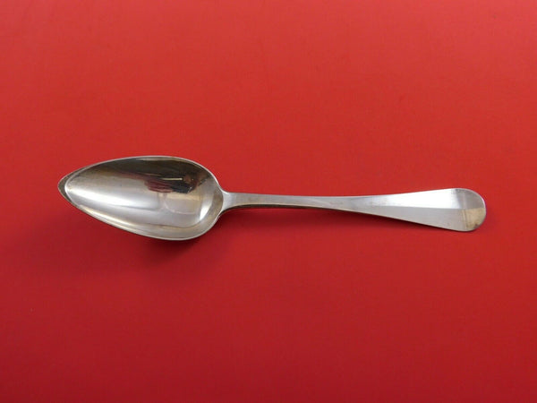 Danish .833 Silver Dessert Spoon Rattail Circa 1844 7 1/4"