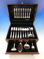 Danish Crown by Frigast Denmark Sterling Silver Flatware Set 8 Service 44 Pcs