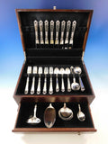 Danish Crown by Frigast Denmark Sterling Silver Flatware Set 8 Service 44 Pcs