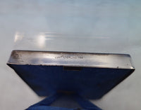 Lunt Sterling Silver Picture Frame with Blue Velvet (Broken Glass) #1186 (#6885)