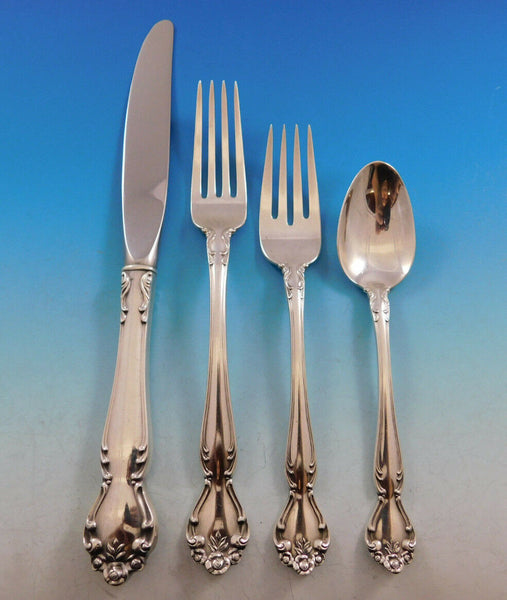 Secret Garden by Gorham Sterling Silver Flatware Set for 6 Service 26 Pieces