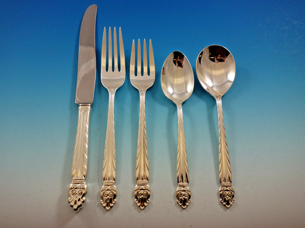Intermezzo by National Sterling Silver Flatware Set Service 31 pcs Scandinavian