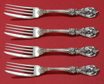 Francis I by Reed and Barton Old Sterling Silver Fish Fork Set 4pc AS Custom 7"