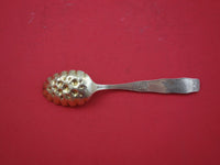 Orchids by Towle Sterling Silver Preserve Spoon GW w/ fruit in bowl 6 7/8"