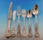 New Kings by Roden Canada Sterling Silver Flatware Set for 8 Service 52 pc Shell