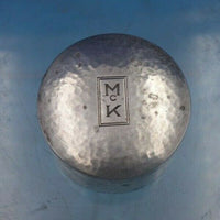 Arts & Crafts by Ahrendt & Kautzman Sterling Silver Tape Measure Stamp Box #6630