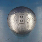 Arts & Crafts by Ahrendt & Kautzman Sterling Silver Tape Measure Stamp Box #6630