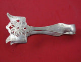 Pattern Unknown by Alvin Sterling Silver Pastry Tongs brite-cut 5"