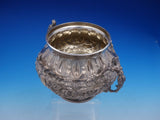 French Silver Footed Bowl with Figural Handles and Applied Ribbons (#4219)