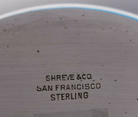 Norman Plain by Shreve Sterling Silver Terrapin Bowl with 3-D Turtle (#3301)