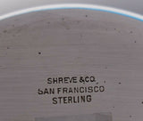 Norman Plain by Shreve Sterling Silver Terrapin Bowl with 3-D Turtle (#3301)