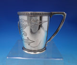 Medallion by Wendt Sterling Silver Mug Applied Medallion Hand Chased (#6856-2)